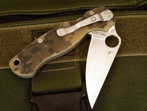 Складной нож Spyderco Para Military 2 - C81GPCMO2 фото 2 Складной нож Spyderco Para Military 2 - C81GPCMO2 фото 2