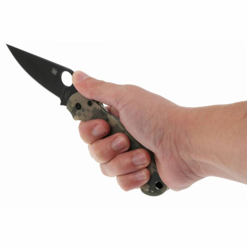 Складной нож Spyderco Para Military 2 Black - C81GPCMOBK2 фото 6