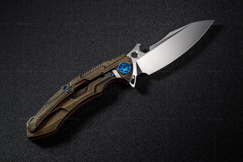 Складной нож Rikeknife M3 brown фото 10