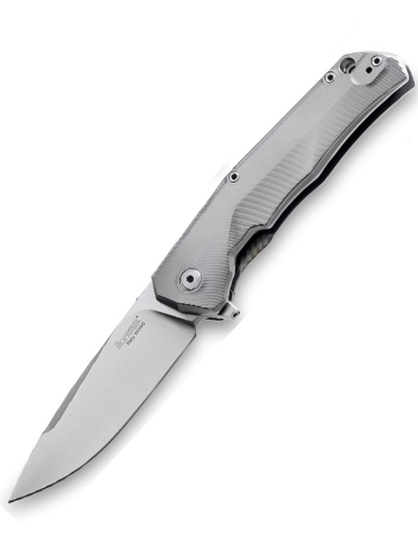 Складной нож Lion Steel T.R.E. Blue Titanium