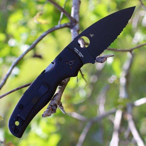 Складной нож Spyderco Shaman C229GSBK фото 9