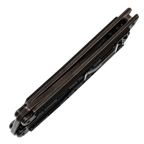 78 НОКС Нож-бабочка (балисонг) Эльф Black фото 6 78 НОКС Нож-бабочка (балисонг) Эльф Black фото 6