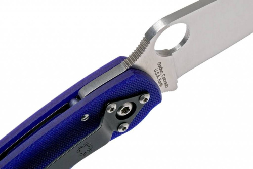 Складной нож Spyderco Military Blue C36GPDBL фото 10