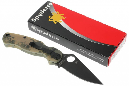 Складной нож Spyderco Para Military 2 Black - C81GPCMOBK2 фото 7