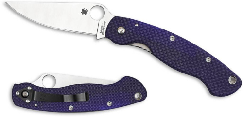 Складной нож Spyderco Military Blue C36GPDBL фото 5