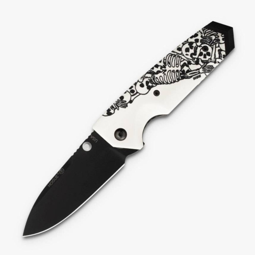 3810 Hogue EX-02 Spear Point Skulls & Bones