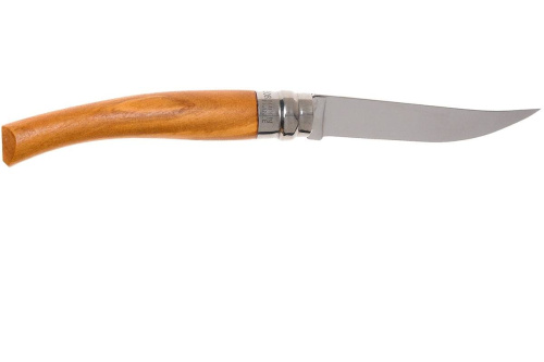 Складной нож Opinel Нож складной филейный№8 VRI Folding Slim Olivewood фото 7 Складной нож Opinel Нож складной филейный№8 VRI Folding Slim Olivewood фото 7