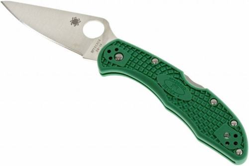 Складной нож Spyderco Delica 4 Flat Ground - 11FPGR фото 10